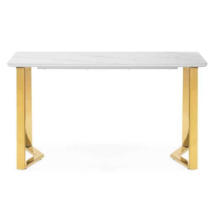 Обеденный стол Селена 1 М белого цвета - лучшие Обеденные столы в INMYROOM