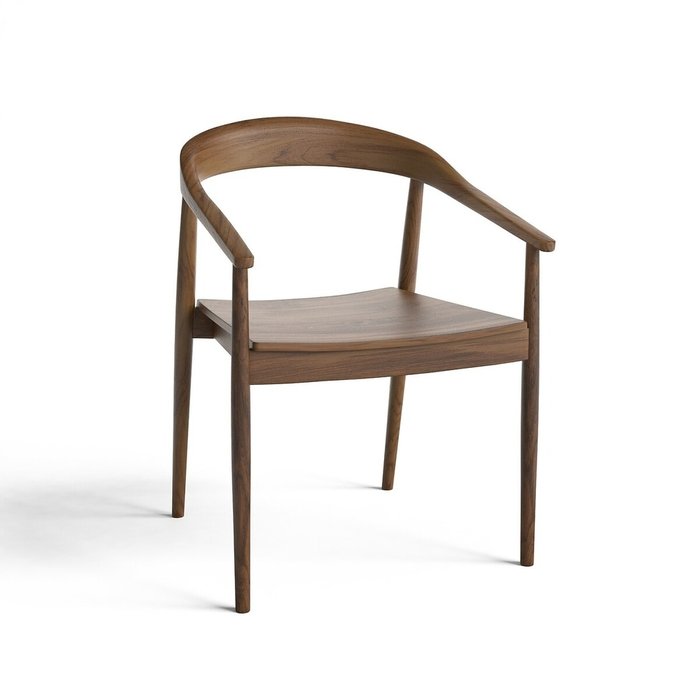 Кресло столовое Galb коричневого цвета