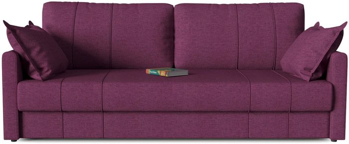 Диван-кровать Римини tesla Fuksia фиолетового цвета - купить Прямые диваны по цене 34655.0
