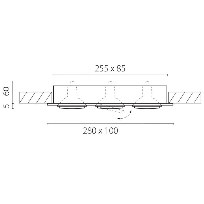 Встраиваемый светильник Singo L белого цвета - купить Встраиваемые споты по цене 2999 Встраиваемый светильник Singo L белого цвета - купить Встраиваемые споты по цене 2999