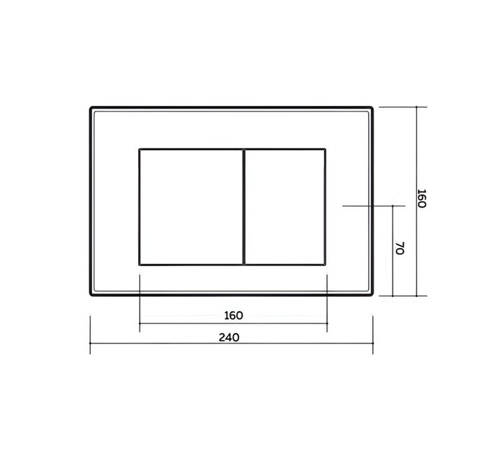 Кнопка смыва Quadro - лучшие Кнопка смыва в INMYROOM