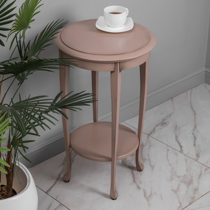 Кофейный стол Болеро бежево-розового цвета - купить Кофейные столики по цене 9636.0