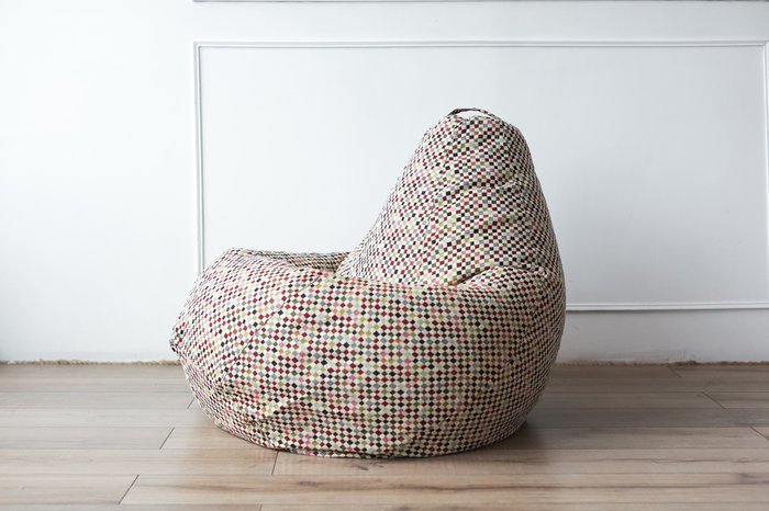 Кресло-мешок Груша XL Square бежевого цвета - купить Бескаркасная мебель по цене 4599.0