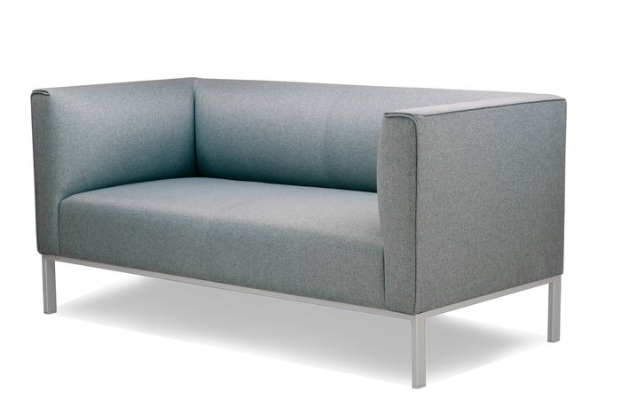 Прямой диван Эриче Комфорт серого цвета - купить Прямые диваны по цене 33900.0