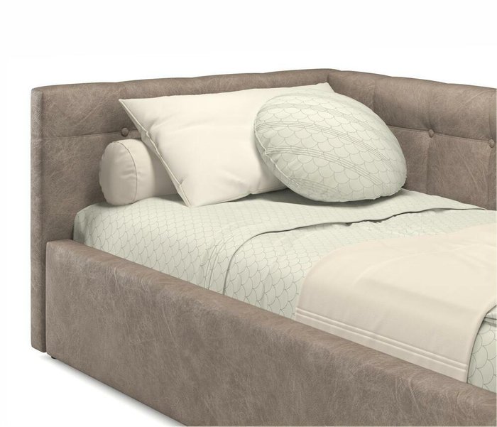Кровать с подъемным механизмом Bonna 90х200 цвета латте - купить Кровати для спальни по цене 20500.0