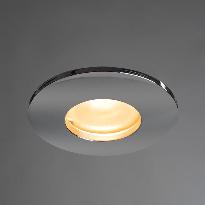 Точечный встраиваемый светильник Aqua серого цвета - купить Встраиваемые споты по цене 248.0