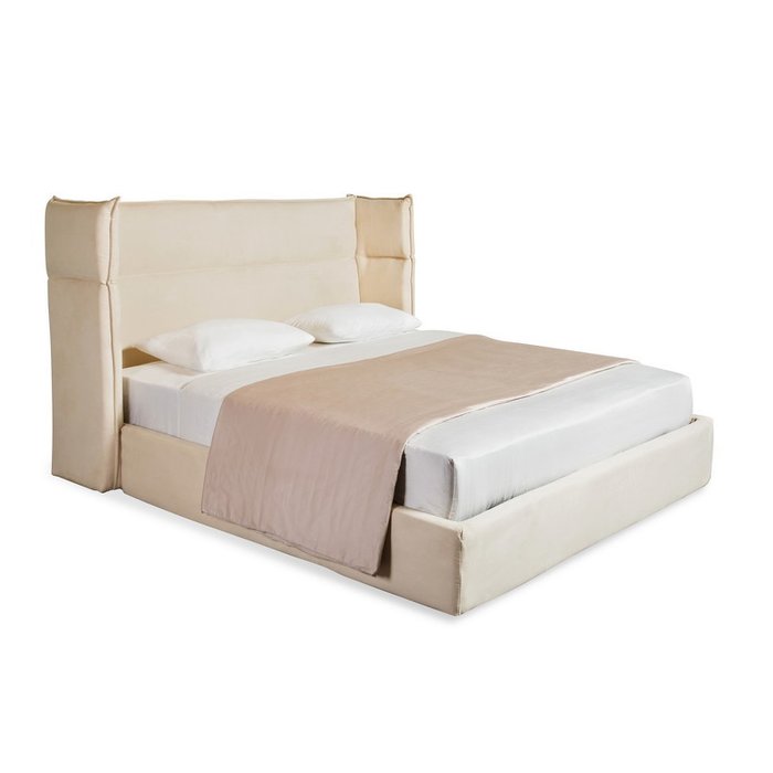 Кровать Bonita 180х200 бежевого цвета с подъемным механизмом