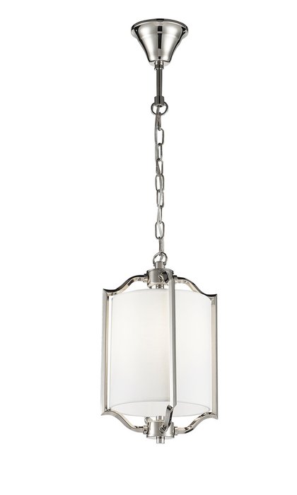 Подвесной светильник Karen с белым абажуром внутри