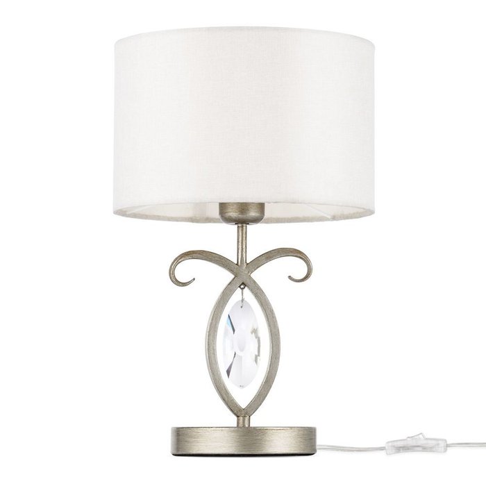 Настольная лампа Luxe с текстильным абажуром