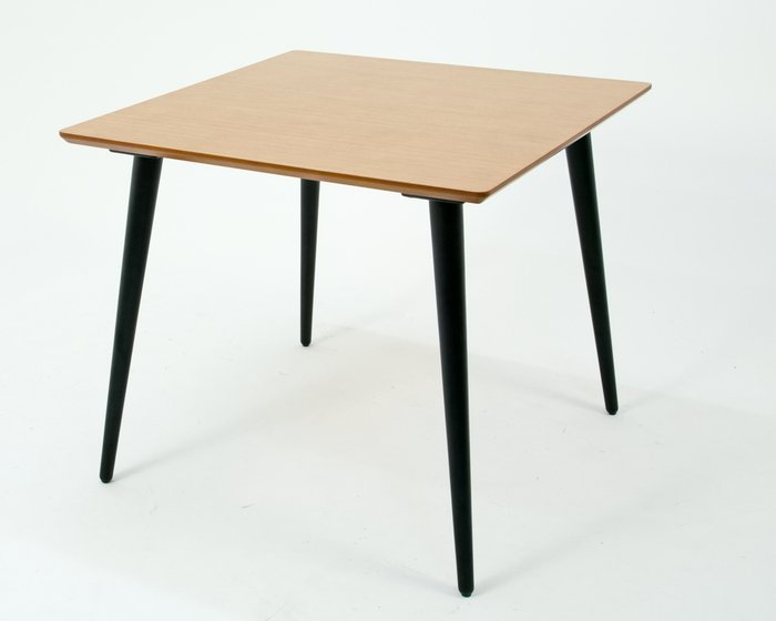 Стол обеденный Монте 90 черно-бежевого цвета - купить Обеденные столы по цене 18900.0