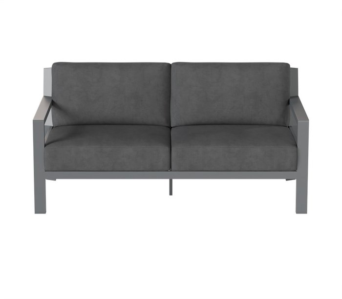 Садовый диван Тетра 2 серого цвета - купить Садовые диваны по цене 141918.0
