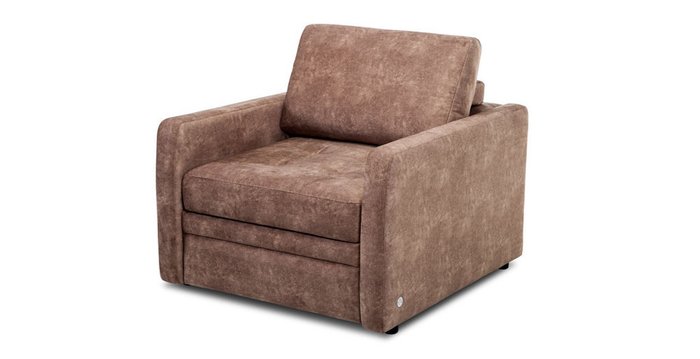 Кресло-кровать Бруно коричневого цвета 