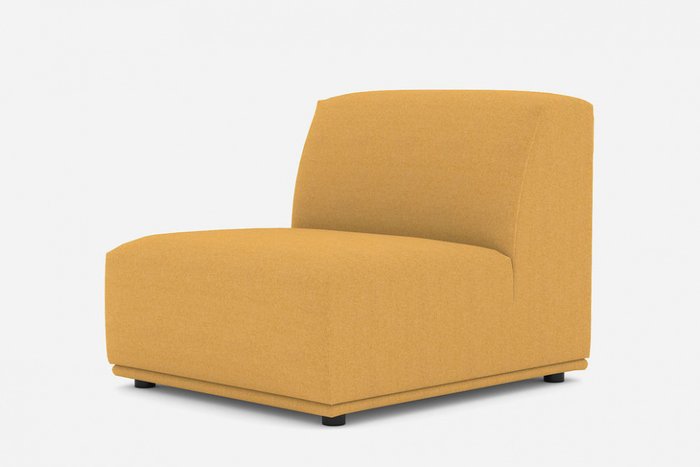 Кресло Портулак желтого цвета - купить Интерьерные кресла по цене 20728.0