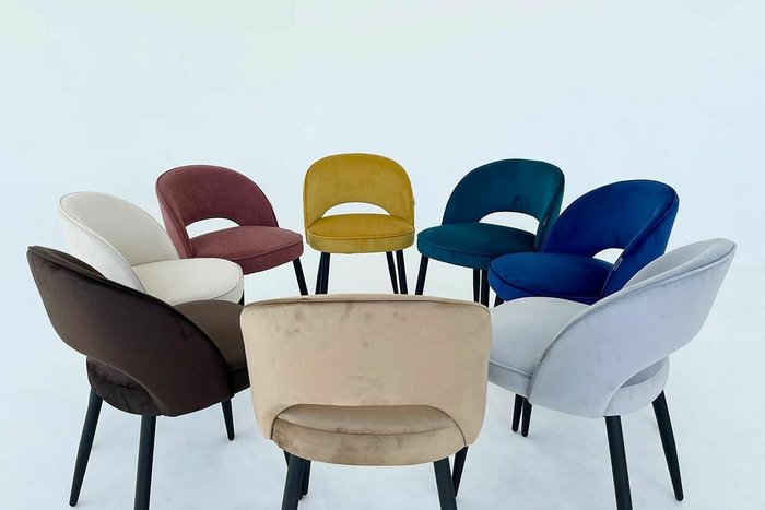 Стул Моли темно-бежевого цвета - лучшие Обеденные стулья в INMYROOM