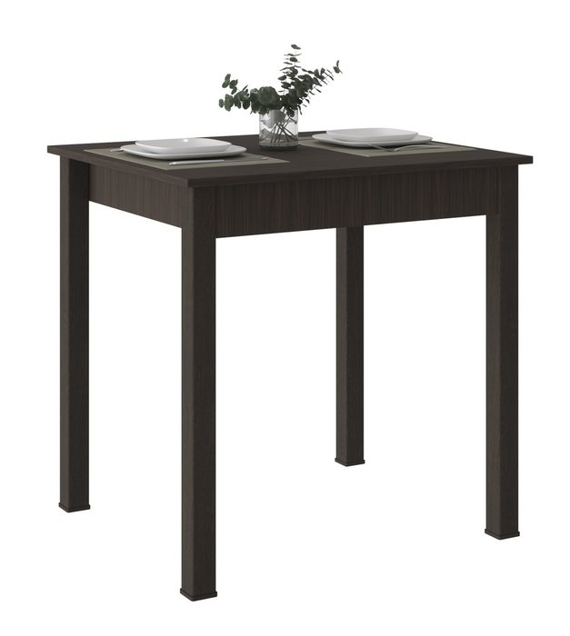 Обеденный стол темно-коричневого цвета - купить Обеденные столы по цене 4515.0