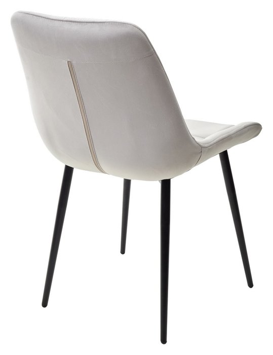 Стул Хофман светло-серого цвета - лучшие Обеденные стулья в INMYROOM
