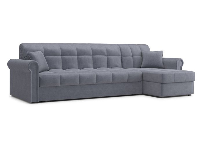Угловой диван-кровать Палермо 1.8 серого цвета