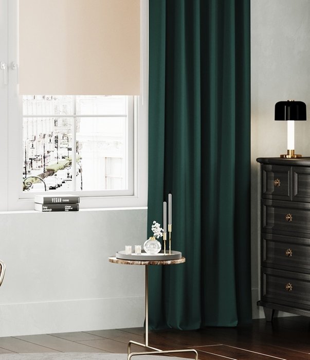 портьера Канвас 150х280 маренго - лучшие Шторы в INMYROOM