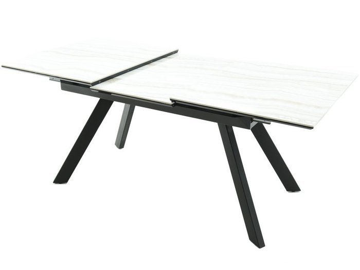 Стол раскладной Como бело-бежевого цвета - лучшие Обеденные столы в INMYROOM