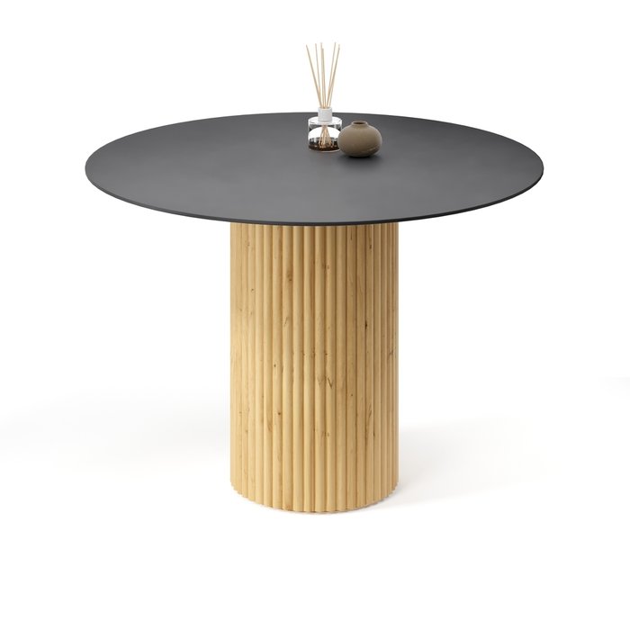 Обеденный стол Фелис M со столешницей черного цвета - купить Обеденные столы по цене 63866.0