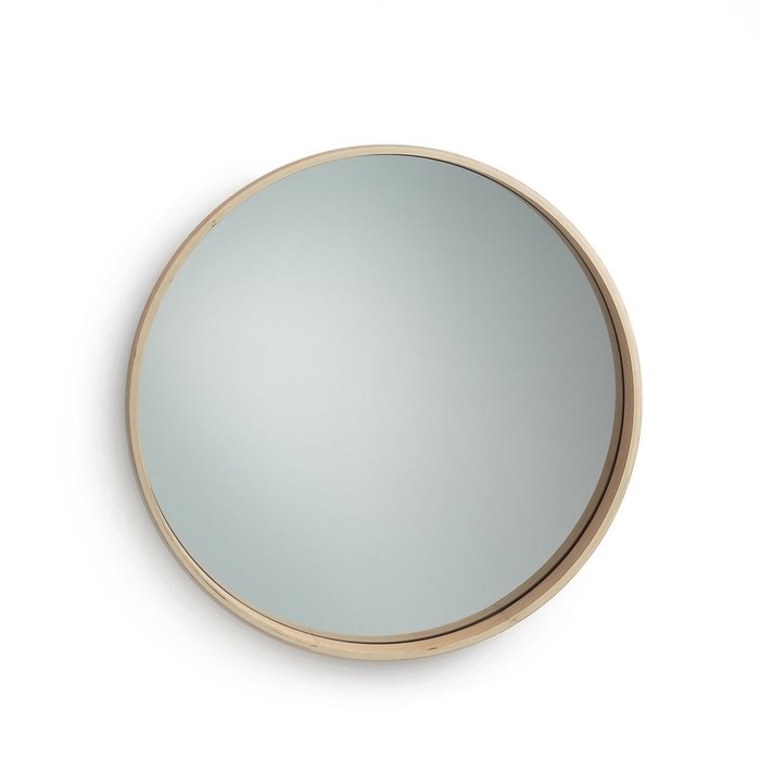 Настенное зеркало Alaria D59 бежевого цвета