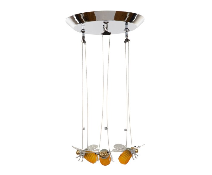 Дизайнерский потолочный светильник crystal light "Пчелы" - купить Потолочные светильники в детскую по цене 11100.0