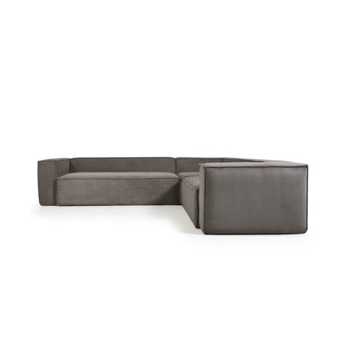 Угловой диван Blok серого цвета - лучшие Угловые диваны в INMYROOM