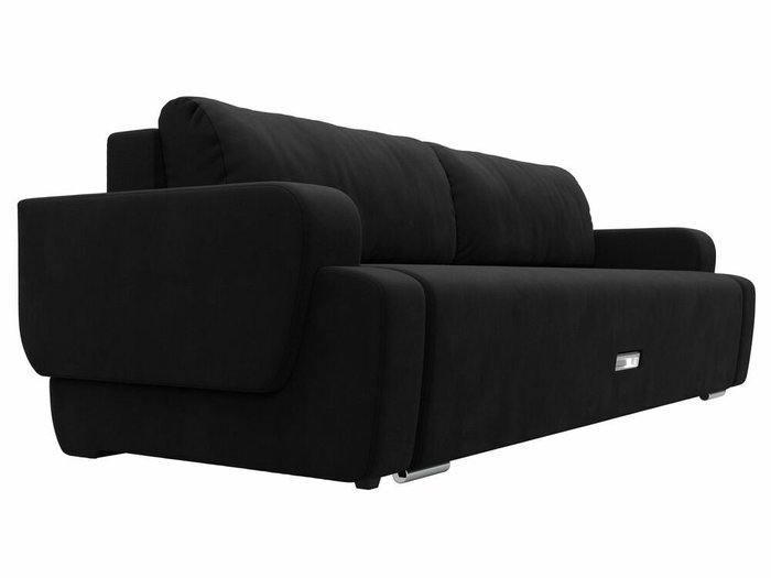Прямой диван-кровать Ника черного цвета - лучшие Прямые диваны в INMYROOM