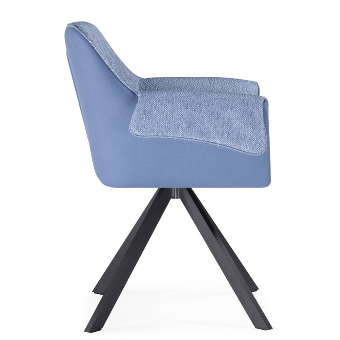 Стул Каита синего цвета - лучшие Обеденные стулья в INMYROOM