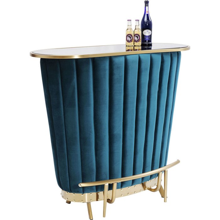 Стойка барная After Work синего цвета - лучшие Барные столы в INMYROOM