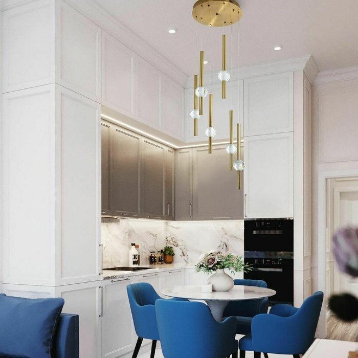 Подвесной светильник MS.88923.6 BS (хрусталь, цвет прозрачный) - лучшие Подвесные светильники в INMYROOM Подвесной светильник MS.88923.6 BS (хрусталь, цвет прозрачный) - лучшие Подвесные светильники в INMYROOM