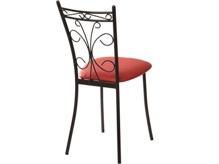 Стул Неаполь черно-красного цвета - лучшие Обеденные стулья в INMYROOM
