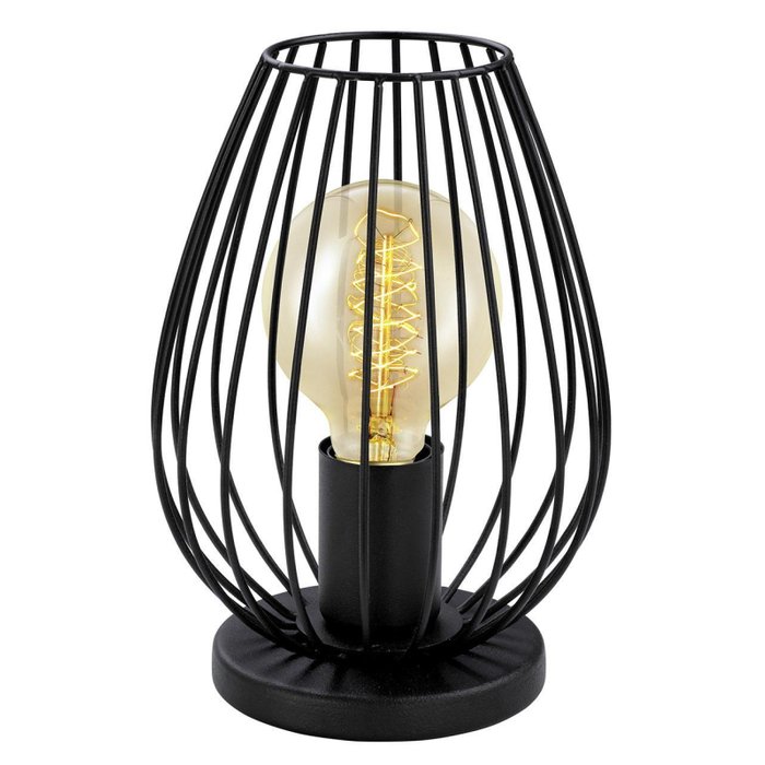 Настольная лампа Newtown 49481 (металл, цвет черный)