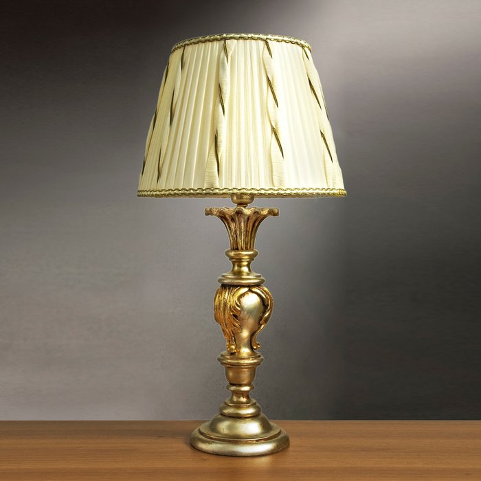 Настольная лампа Due Effe 3002 LG/1 MGF05 Decape Oro - купить Настольные лампы по цене 24440.0