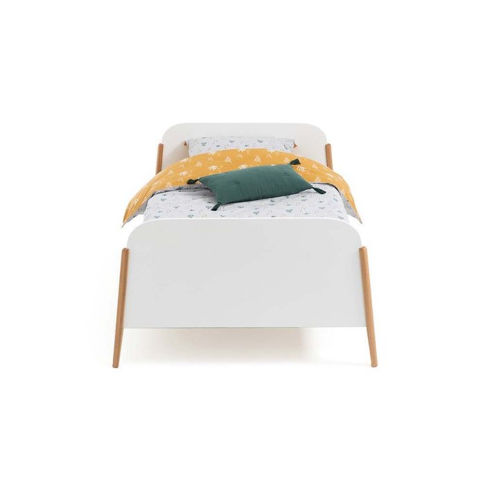 Кровать детская с основанием Nadil 90х190 белого цвета - купить Одноярусные кроватки по цене 23889.0