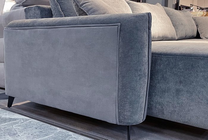 Угловой диван-кровать Соренто серого цвета - купить Угловые диваны по цене 185535.0