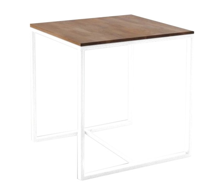 Кофейный стол Орландо бело-коричневого цвета - купить Кофейные столики по цене 6990.0