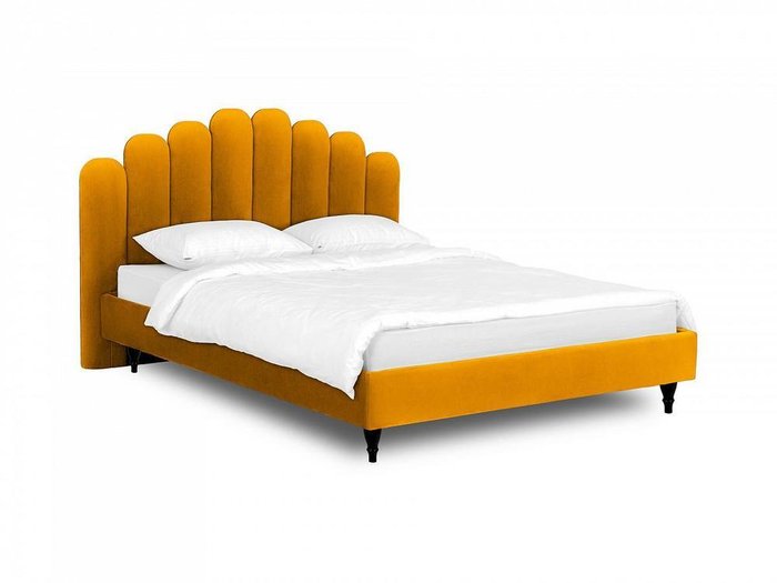 Кровать Queen II Sharlotta L 160х200 желтого цвета 