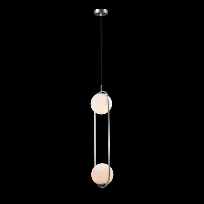 Подвесной светильник Glob бело-серого цвета - купить Подвесные светильники по цене 9080.0