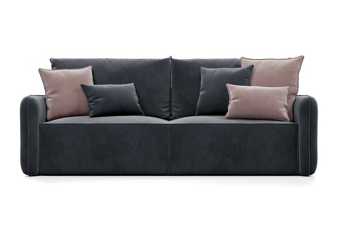 Диван-кровать Портленд серого цвета - купить Прямые диваны по цене 49990.0