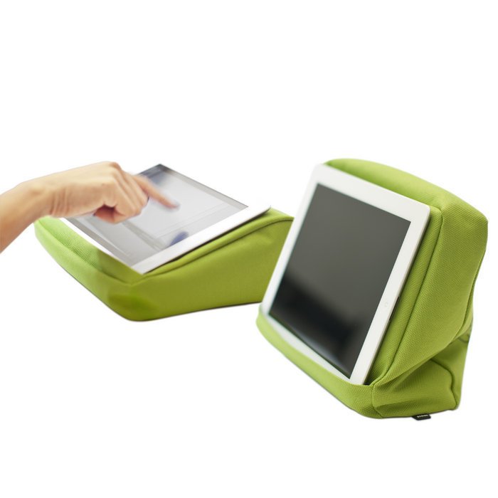 Подушка-подставка с карманом для планшета Bosign hitech 2 зеленая-черная - лучшие Декоративные подушки в INMYROOM
