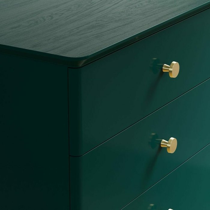 Высокий комод Crystal CR002 изумрудного цвета - лучшие Комоды в INMYROOM Высокий комод Crystal CR002 изумрудного цвета - лучшие Комоды в INMYROOM