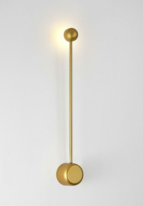 Светильник настенный светодиодный Provo золотого цвета - купить Бра и настенные светильники по цене 4990.0