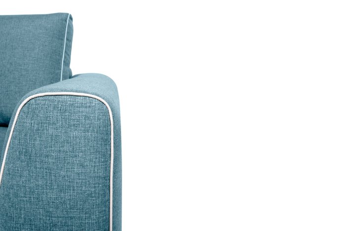 Угловой диван Kiruna со съемными чехлами бирюзового цвета - купить Угловые диваны по цене 177173.0