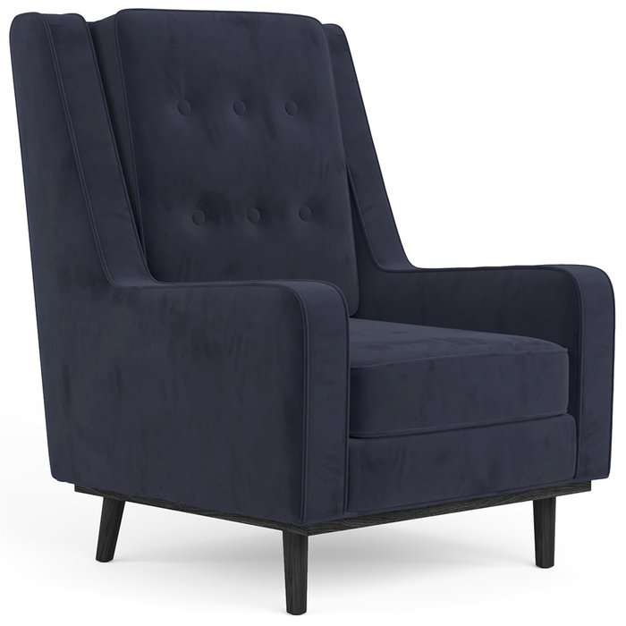 Кресло Scott синего цвета - купить Интерьерные кресла по цене 29900.0