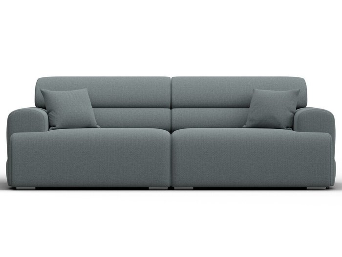 Диван Лига-109 серого цвета - купить Прямые диваны по цене 75990