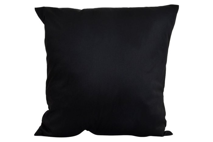Декоративная подушка Sentence черного цвета - купить Декоративные подушки по цене 2460.0