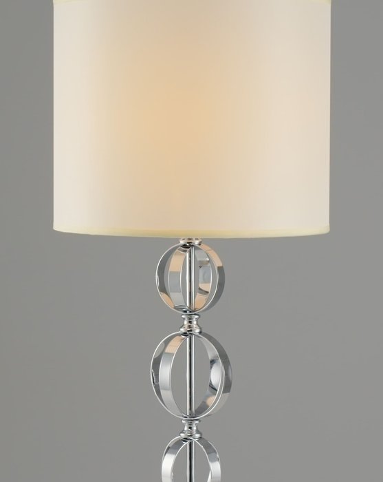Лампа настольная Brulee бело-серого цвета - лучшие Настольные лампы в INMYROOM