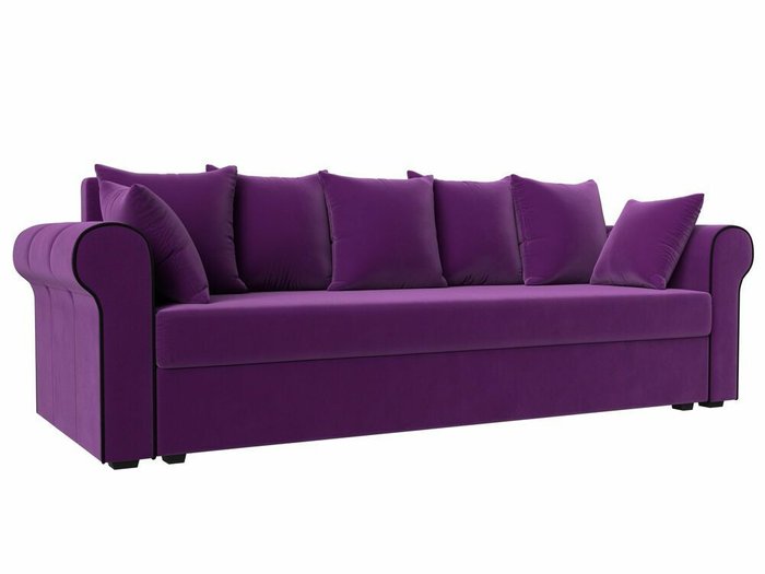 Прямой диван-кровать Рейн фиолетового цвета