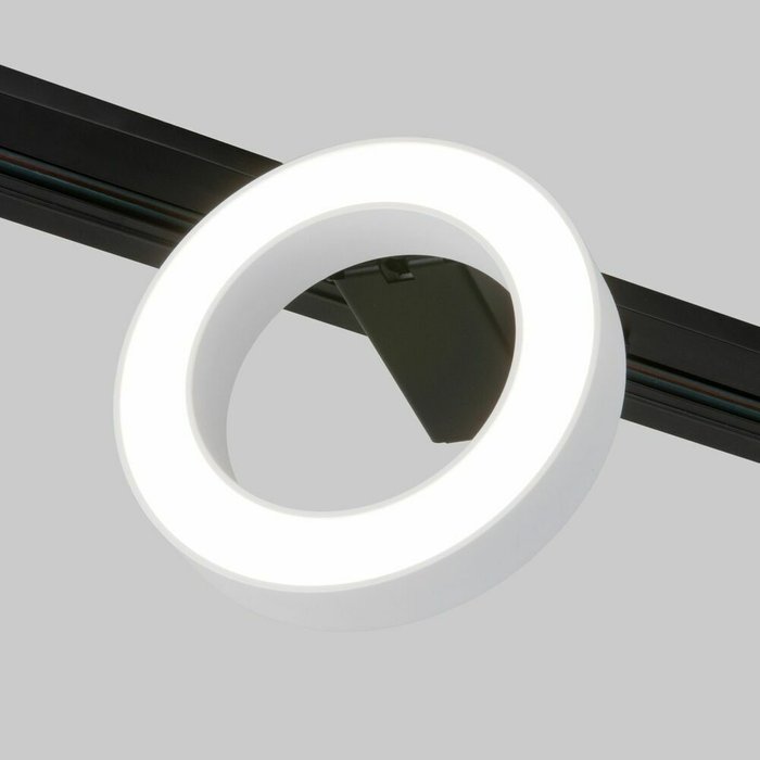 Трековый светодиодный светильник для однофазного шинопровода Spila белый 12W 4200K 85079/01 - лучшие Подвесные светильники в INMYROOM